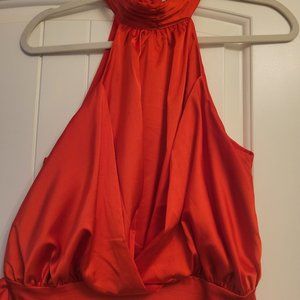 Pants Store Size M red halter top